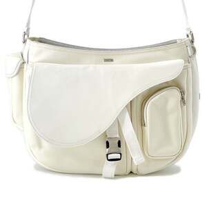 CHRISTIAN DIOR White Shoulder Bag